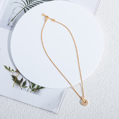 [LORA]GARI NECKLACE PINK GOLD DIAMOND