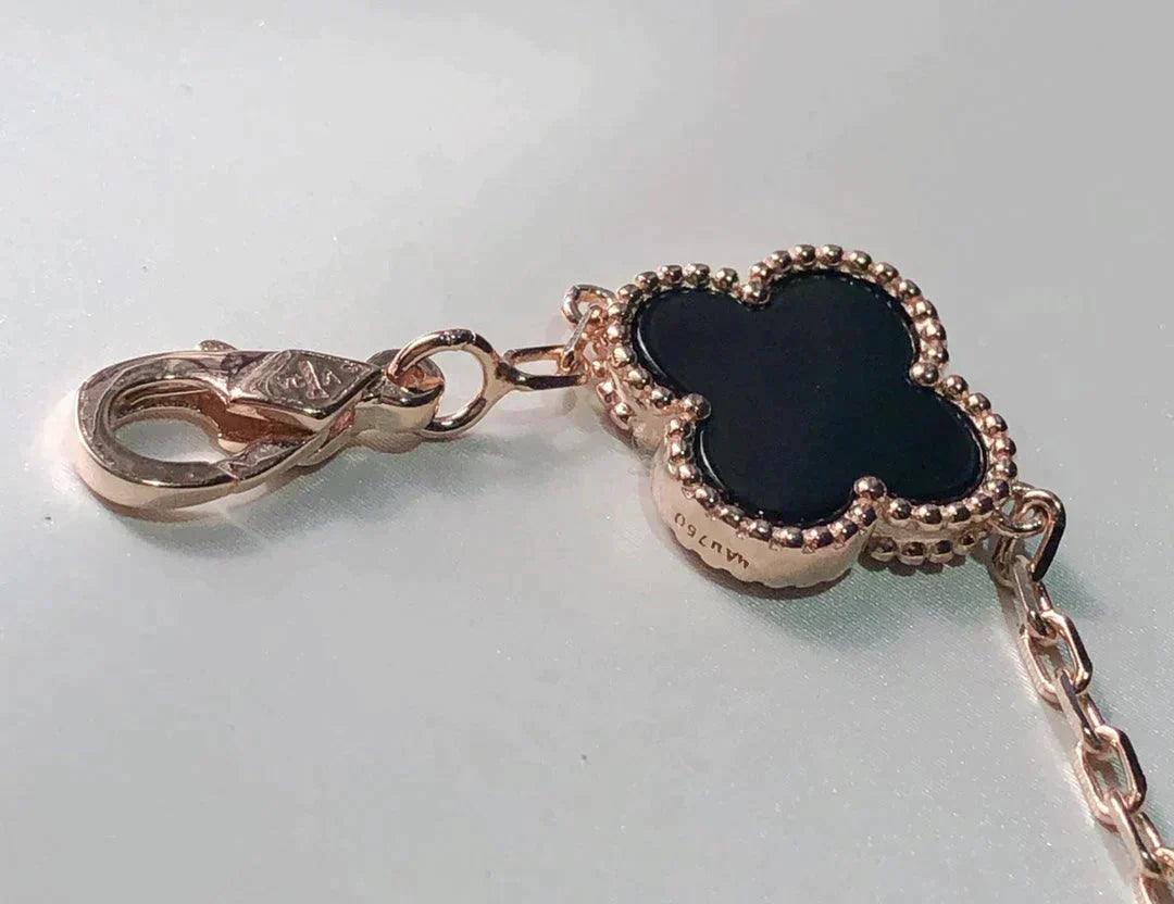 [LORA]CLOVER 5 MOTIFS MULTICOLOR BRACELET
