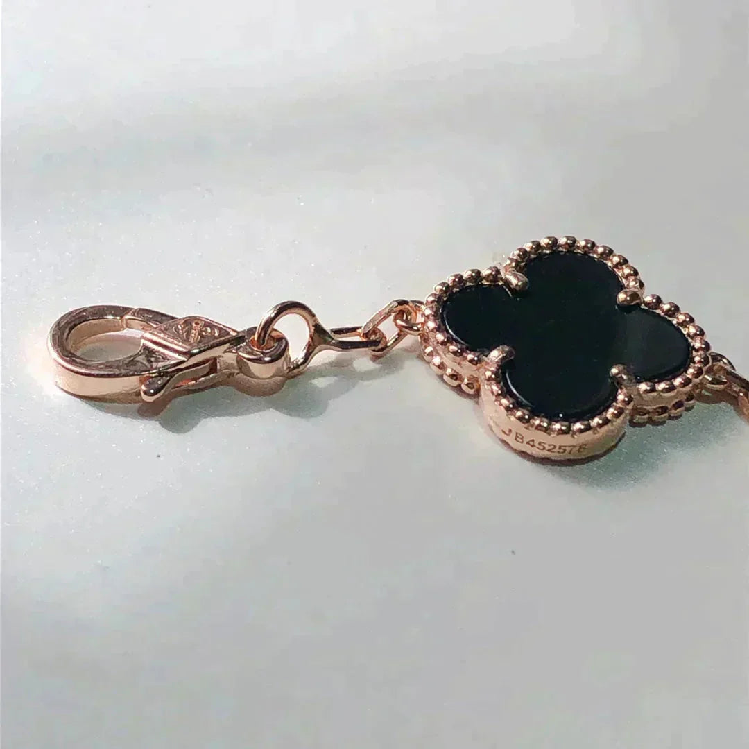 [LORA]CLOVER 5 MOTIFS MULTICOLOR BRACELET