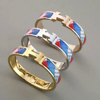 [LORA]H BRACELET DOTTED BORDER 12MM