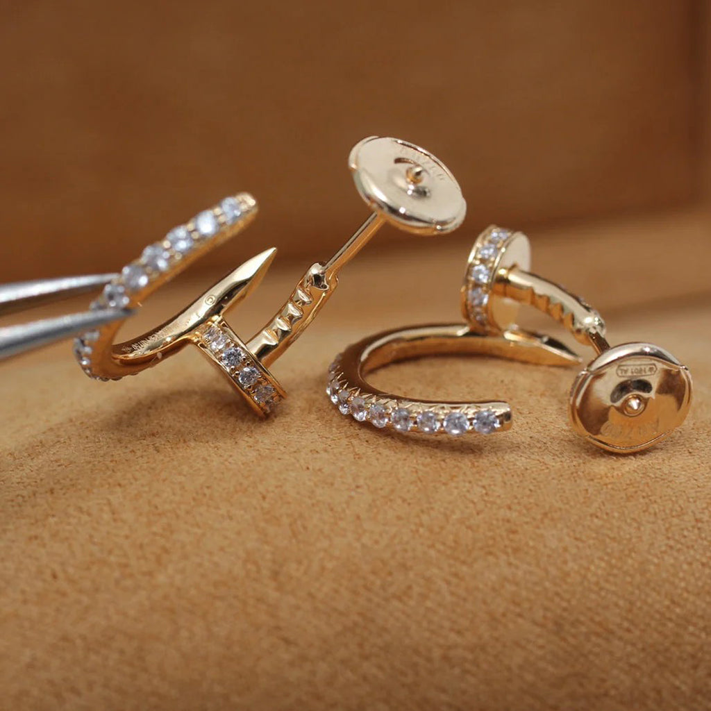 [LORA] JUSTE FULL DIAMOND SMALL EARRINGS