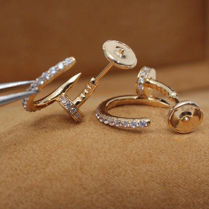 [LORA] JUSTE FULL DIAMOND SMALL EARRINGS