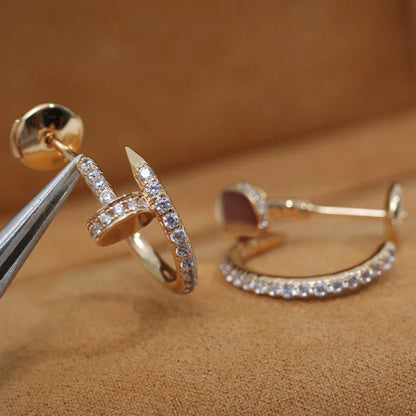 [LORA] JUSTE FULL DIAMOND SMALL EARRINGS