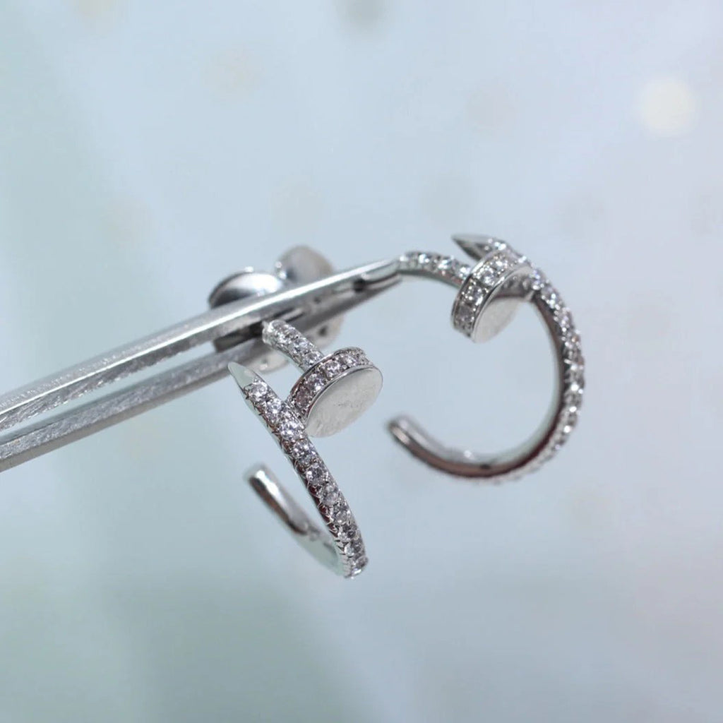[LORA] JUSTE FULL DIAMOND SMALL EARRINGS