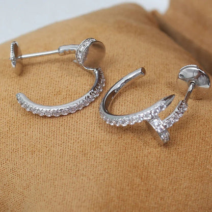 [LORA] JUSTE FULL DIAMOND SMALL EARRINGS