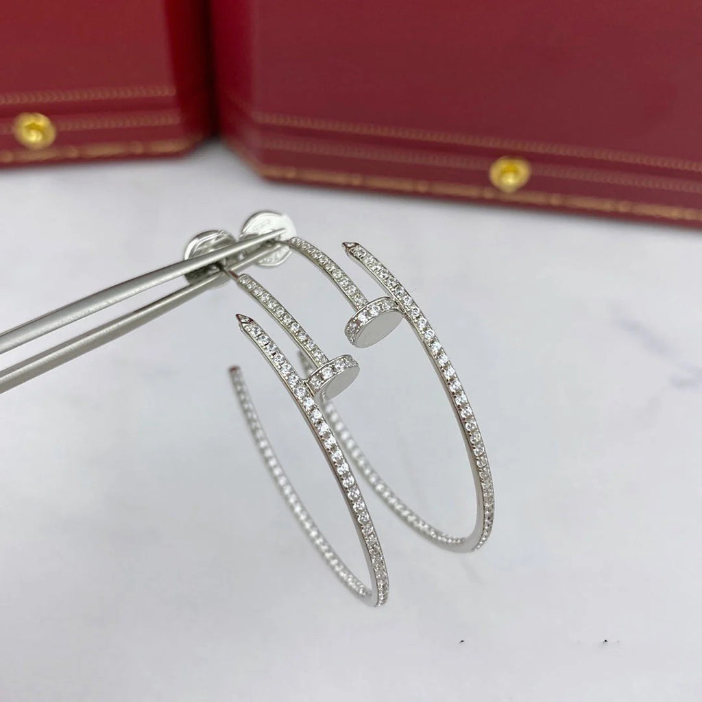 [LORA] JUSTE FULL DIAMOND LARGE EARRINGS