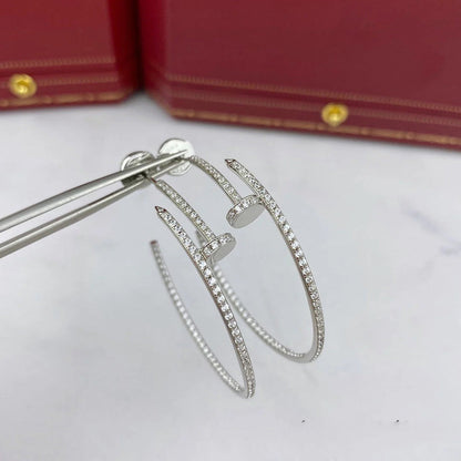 [LORA] JUSTE FULL DIAMOND LARGE EARRINGS