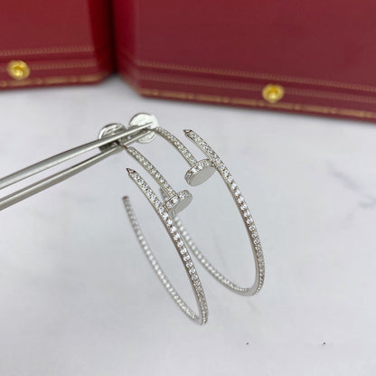 [LORA]JUSTE EARRINGS FULL DIAMONDS 1.8MM