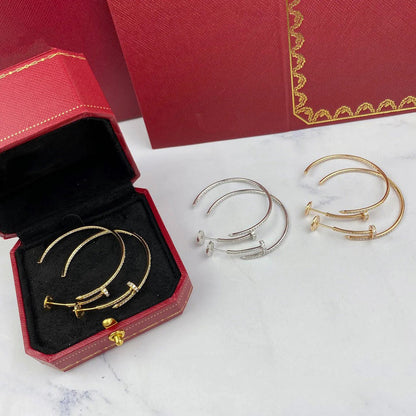 [LORA] JUSTE FULL DIAMOND LARGE EARRINGS