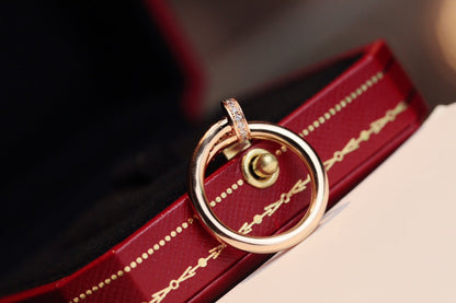 [LORA]JUSTE RING 2.65MM PINK GOLD DIAMOND