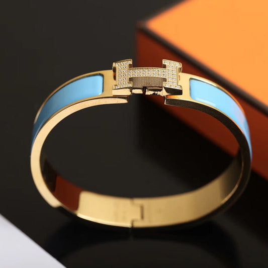 [LORA]H CLOUD BLUE BRACELET GOLD DIAMOND