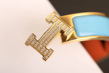 [LORA]H CLOUD BLUE BRACELET GOLD DIAMOND