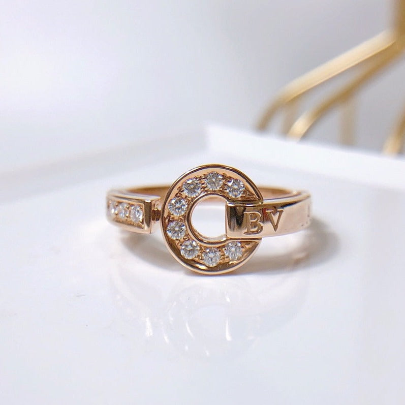 [LORA]DREAM RING DIAMOND PINK GOLD