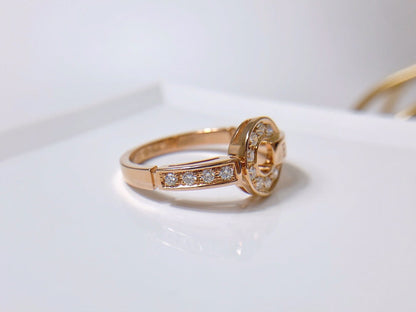 [LORA]DREAM RING DIAMOND PINK GOLD