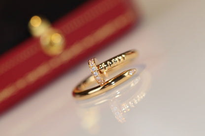 [LORA]JUSTE RING 2.65MM GOLD DIAMOND