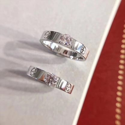 [LORA]LOVE RING 3.6MM 1 BIG DIAMOND