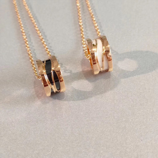 [LORA]ZERO 1 NECKLACE PINK GOLD