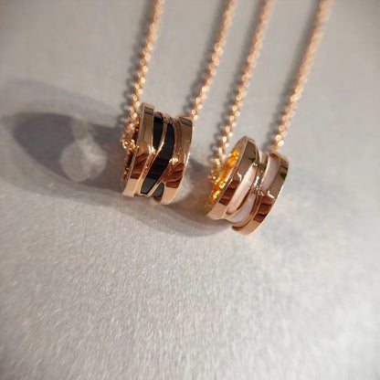 [LORA]ZERO 1 NECKLACE PINK GOLD