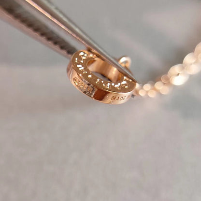[LORA]ZERO 1 NECKLACE PINK GOLD