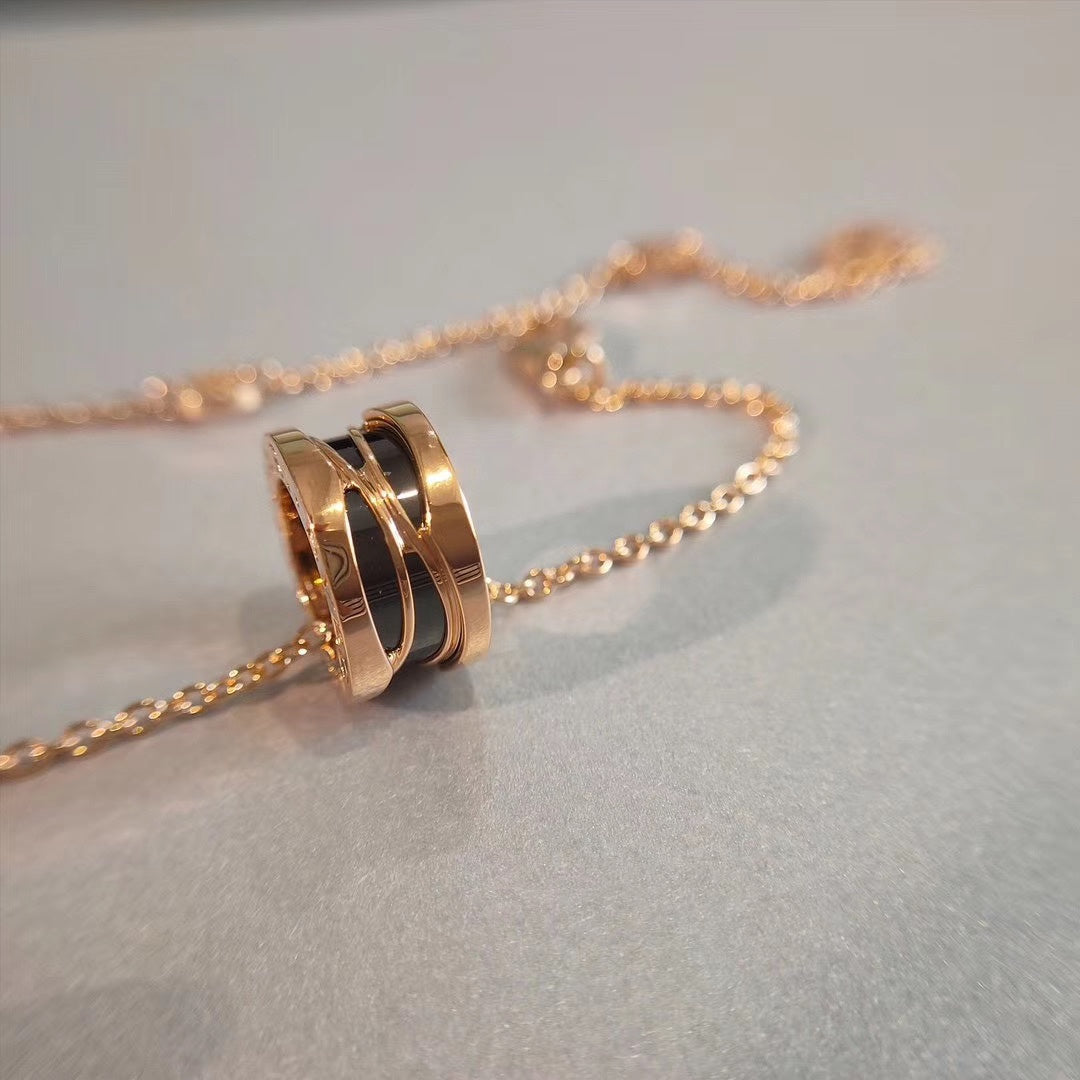 [LORA]ZERO 1 NECKLACE PINK GOLD