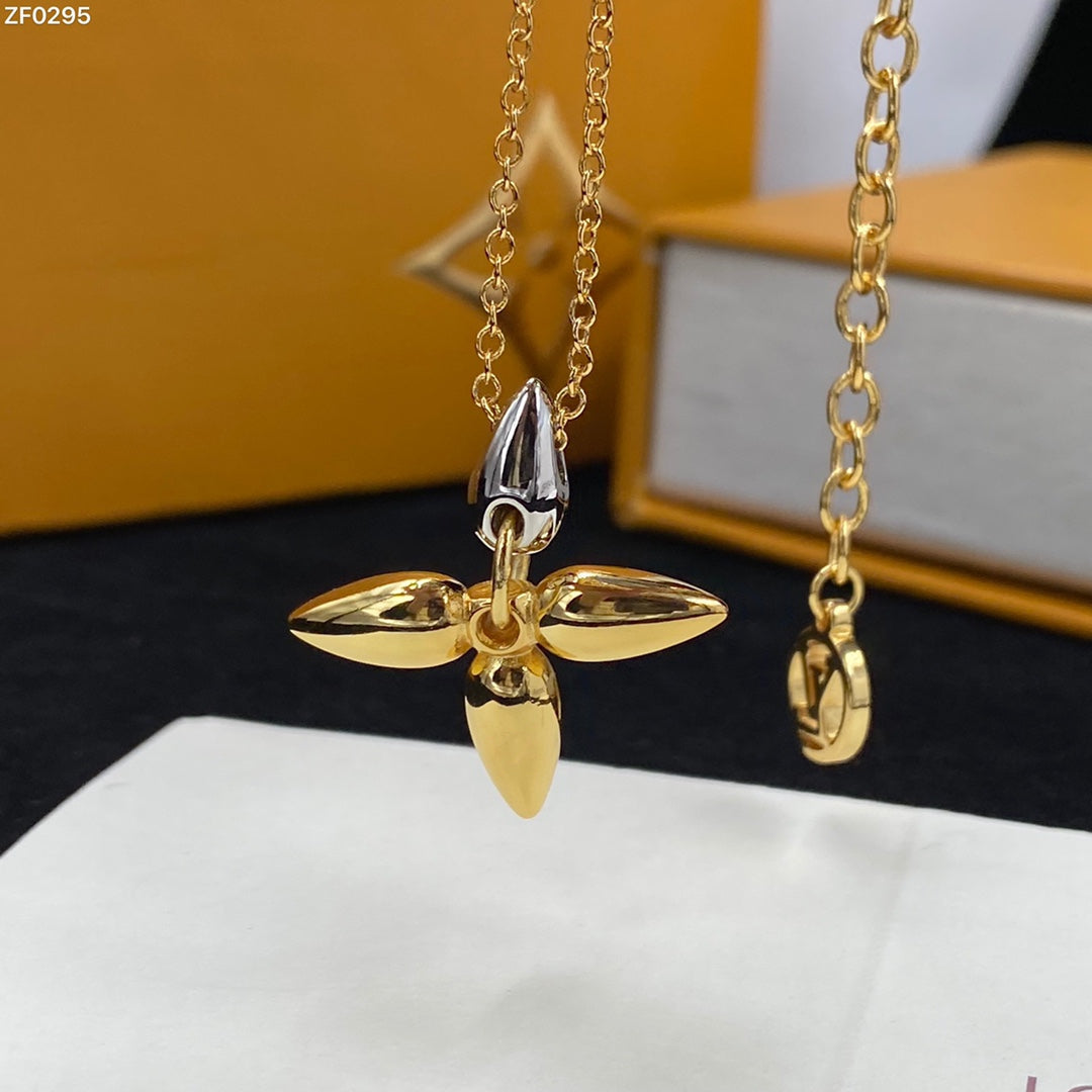 [LORA]LOUISETTE PEDANT GOLD NECKLACE