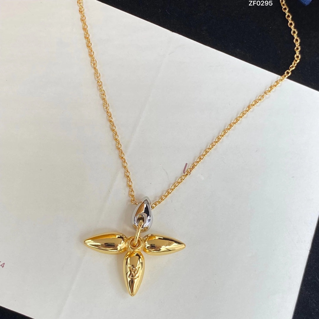 [LORA]LOUISETTE PEDANT GOLD NECKLACE