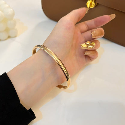 [LORA]PANTHERE GOLD DIAMOND OPEN BRACELET