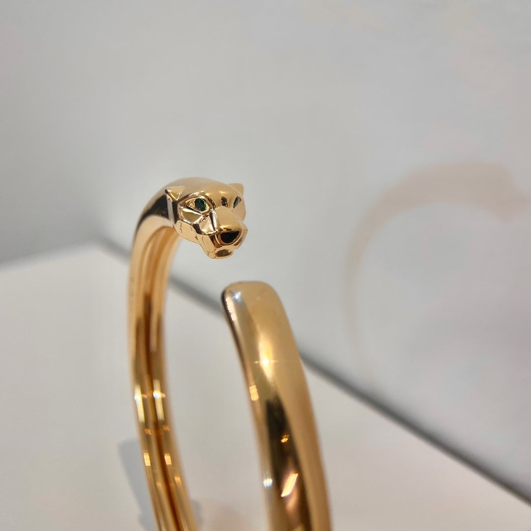 [LORA]PANTHERE GOLD OPEN BRACELET