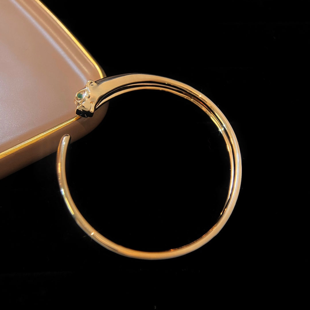 [LORA]PANTHERE GOLD OPEN BRACELET