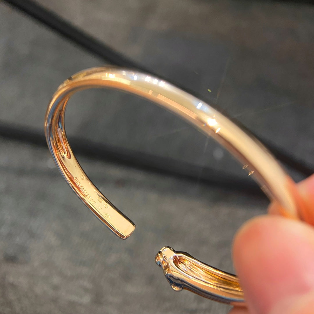 [LORA]PANTHERE GOLD OPEN BRACELET