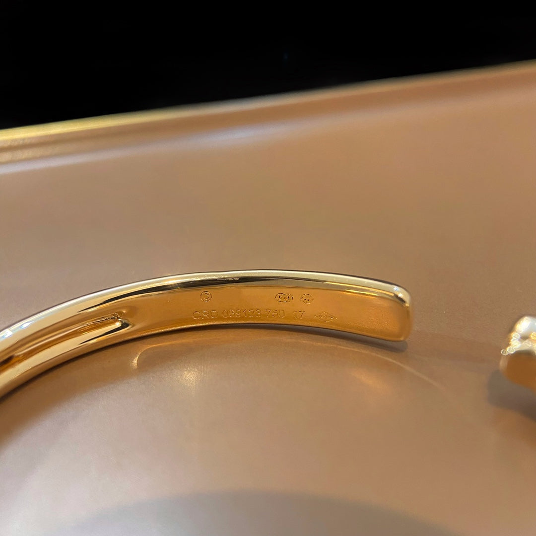 [LORA]PANTHERE GOLD OPEN BRACELET
