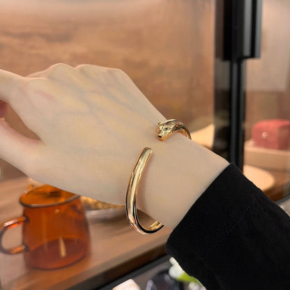 [LORA]PANTHERE GOLD OPEN BRACELET