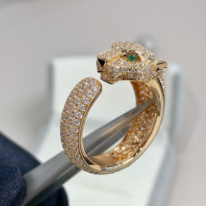 [LORA]PANTHERE PINK GOLD DIAMOND RING
