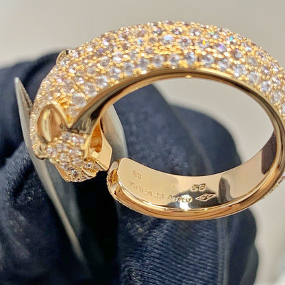 [LORA]PANTHERE PINK GOLD DIAMOND RING
