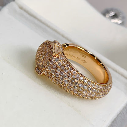 [LORA]PANTHERE PINK GOLD DIAMOND RING