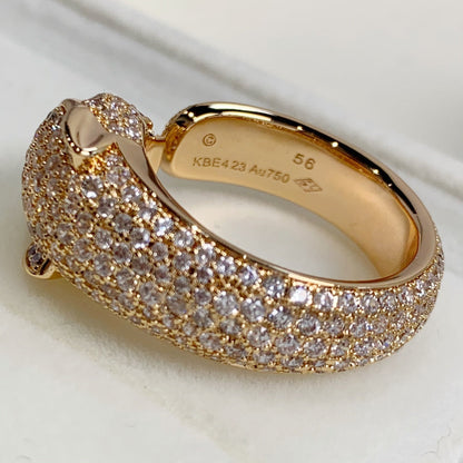 [LORA]PANTHERE PINK GOLD DIAMOND RING