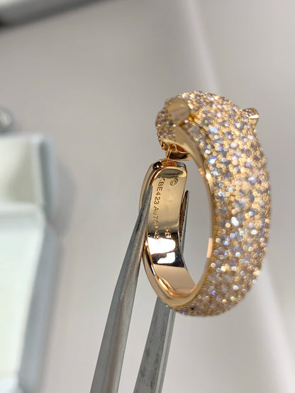[LORA]PANTHERE PINK GOLD DIAMOND RING