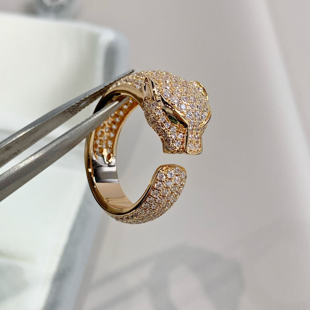 [LORA]PANTHERE PINK GOLD DIAMOND RING