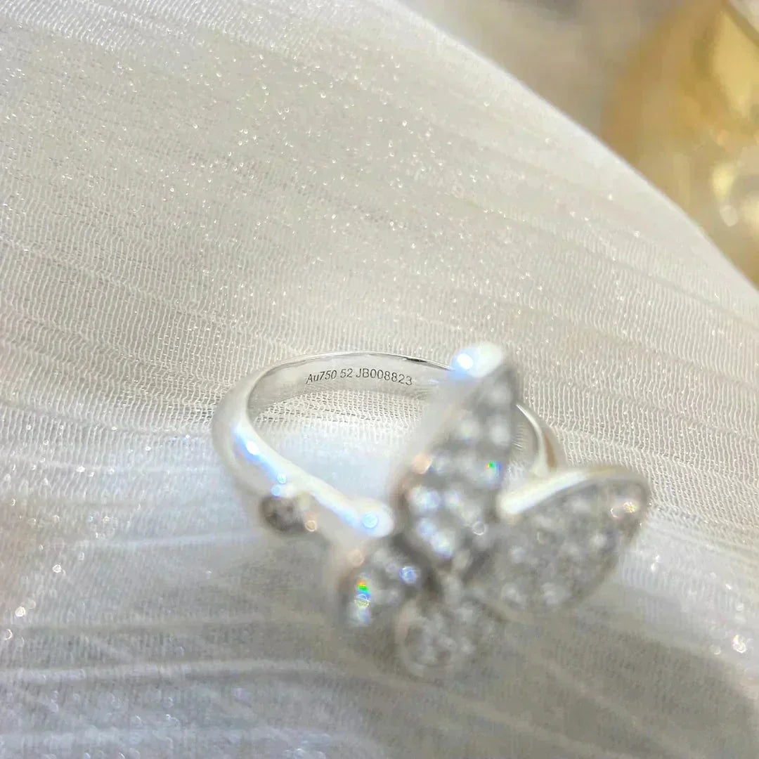 [Lora]BUTTERFLY DIAMOND RING