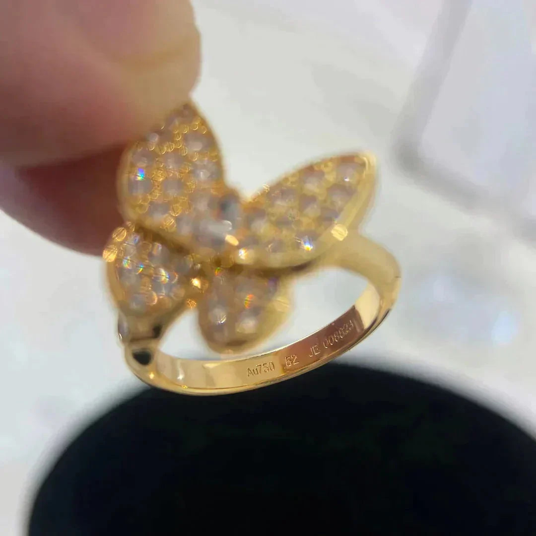 [LORA]BUTTERFLY DIAMOND RING