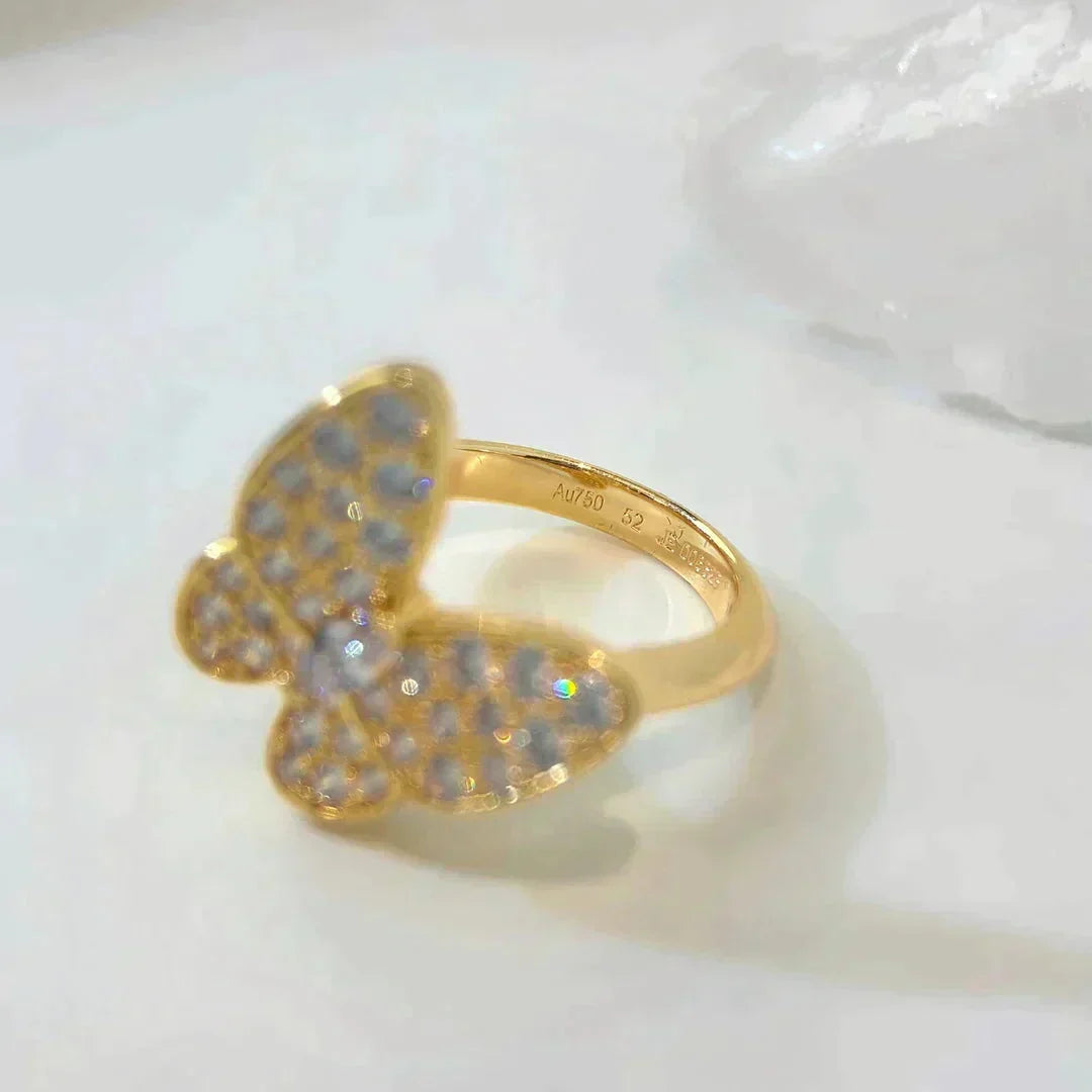 [Lora]BUTTERFLY DIAMOND RING