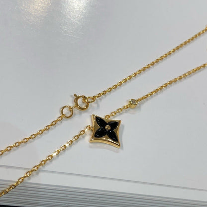 [LORA]STAR BLACK MOP NECKLACE