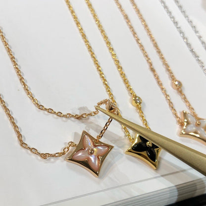 [LORA]STAR BLACK MOP NECKLACE