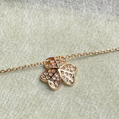 [LORA]FLOWER DIAMOND NECKLACE
