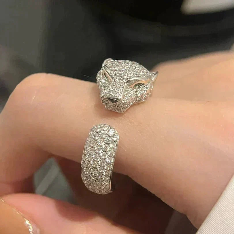 [LORA]PANTHERE 5.5MM ALL DIAMOND RING