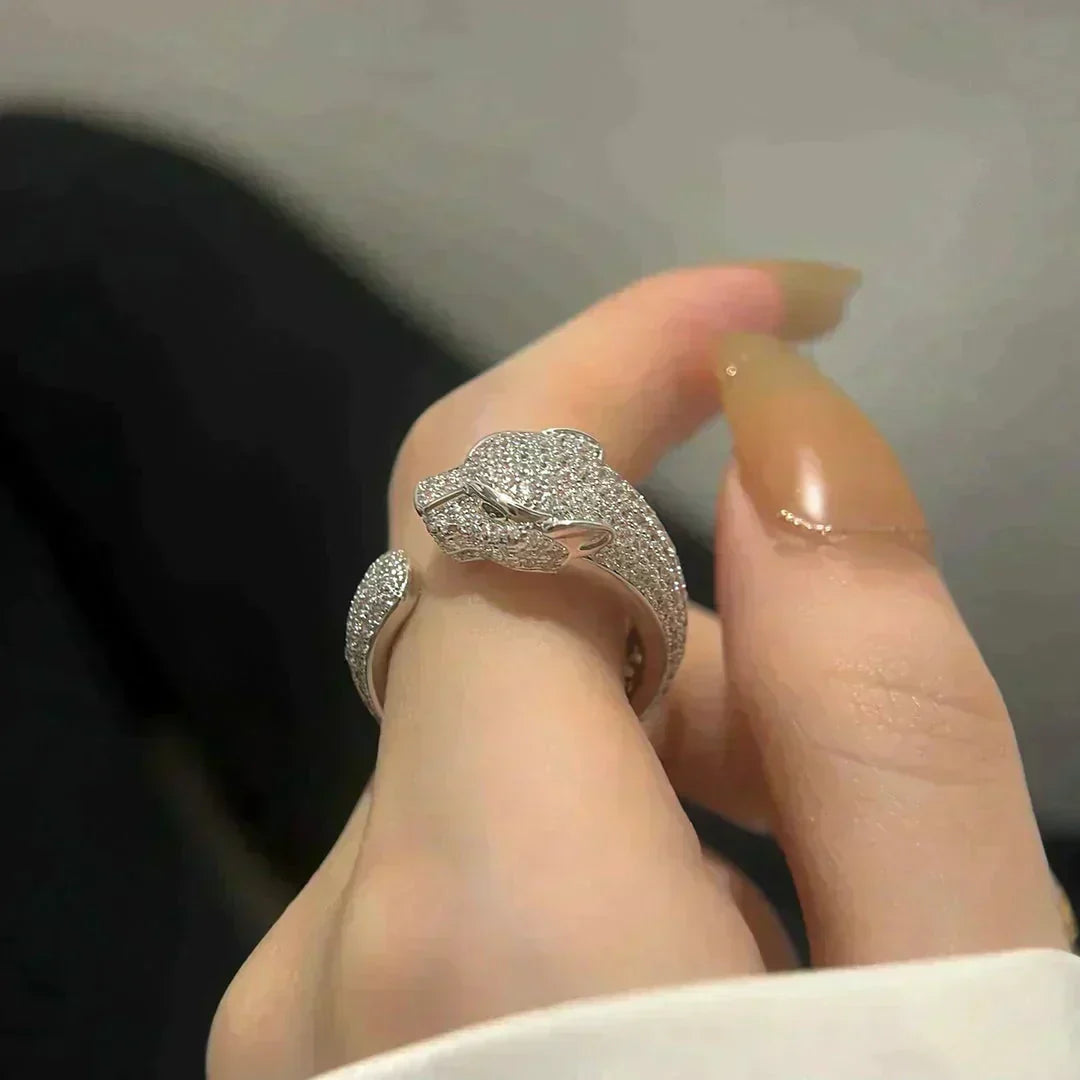 [LORA]PANTHERE 5.5MM ALL DIAMOND RING