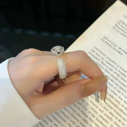 [LORA]PANTHERE 5.5MM ALL DIAMOND RING