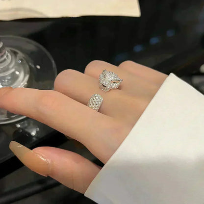[LORA]PANTHERE 5.5MM ALL DIAMOND RING