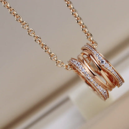 [LORA]ZERO 1 PINK GOLD NECKLACE