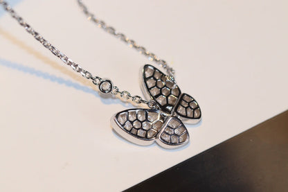 [LORA]BUTTERFLY DIAMOND NECKLACE